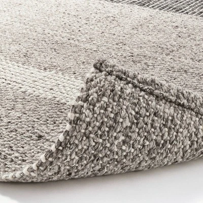 7'x10' Wellsville Handloom Flatweave Stripe Rug Gray - Threshold™ Designed With Studio McGee 5 7'x10' Wellsville Handloom Flatweave Stripe Rug Gray - Threshold™ Designed With Studio McGee - Image 3