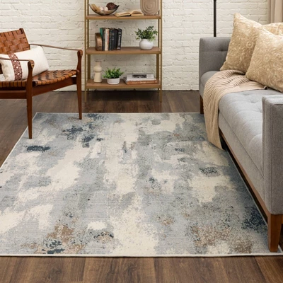 Watercolor Area Rug Gray - Threshold™ 4 Watercolor Area Rug Gray - Threshold™ - Image 2