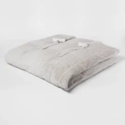 Luxe Channel Faux Fur Lounge Pillow Light Gray - Threshold™ 6 Luxe Channel Faux Fur Lounge Pillow Light Gray - Threshold™ -Threshold GUEST 04013c84 0762 4150 9cf0 fdad9b123ea2