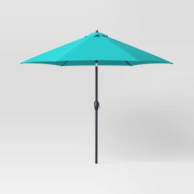 10' Round Outdoor Patio Market Umbrella - Threshold™ 12 10' Round Outdoor Patio Market Umbrella - Threshold™ - Image 10