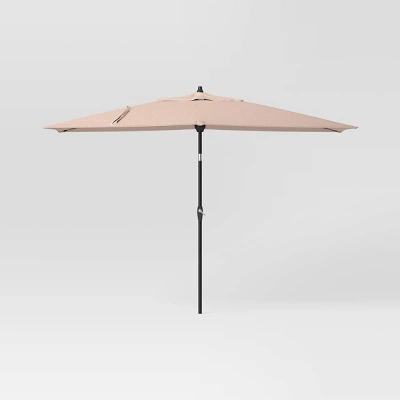 10'x6' Rectangular Market Patio Umbrella - Black Pole - Threshold™ 16 10'x6' Rectangular Market Patio Umbrella - Black Pole - Threshold™ - Image 14