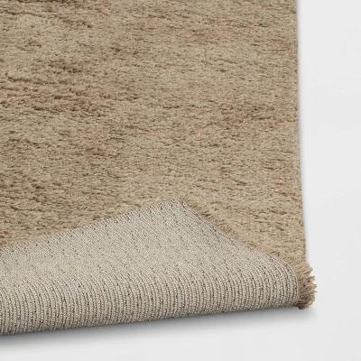 5'x7' Eyelash Shag Area Rug Oatmeal - Threshold™ 5 5'x7' Eyelash Shag Area Rug Oatmeal - Threshold™ - Image 3