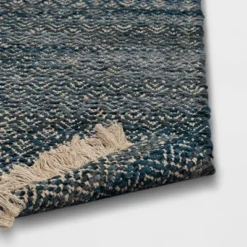 2'4"x7' Handloom Diamond Runner Rug Blue - Threshold™: Indoor Low Pile, Cotton & Jute, Entryway Or Kitchen Use 7 2'4"x7' Handloom Diamond Runner Rug Blue - Threshold™: Indoor Low Pile, Cotton & Jute, Entryway Or Kitchen Use -Threshold GUEST 09e086a3 6a2e 4e20 a71d b4a86b19152d