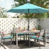 9' Round Solar Outdoor Patio Market Umbrella Turquoise - Threshold™ 1 9' Round Solar Outdoor Patio Market Umbrella Turquoise - Threshold™ -Threshold GUEST 0d1bf939 35e8 4b43 a20f dffd4b1f91aa