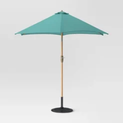9'x9' Market Patio Umbrella - Light Wood Pole - Threshold™ -Threshold GUEST 0d7920cf fc5f 4dad a993 553b51c3c213