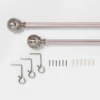 Ball Curtain Rod - Threshold 1 Ball Curtain Rod - Threshold -Threshold GUEST 0db344b5 5a60 4632 b841 d7e0c11e4b77