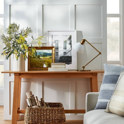 16" X 14" Summer Pasture Framed Wall Art Brass - Threshold™ Designed With Studio McGee 3 16" X 14" Summer Pasture Framed Wall Art Brass - Threshold™ Designed With Studio McGee