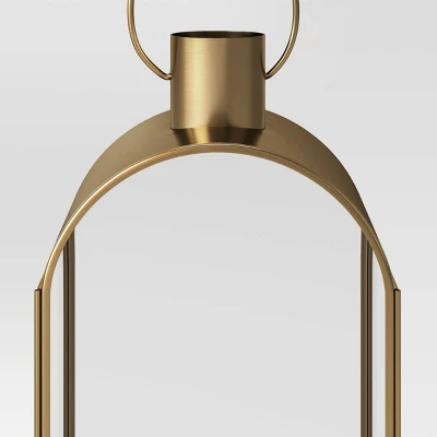Metal Lantern Gold - Threshold™ 6 Metal Lantern Gold - Threshold™ - Image 4