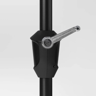 6.5'x10' Rectangular Scalloped Outdoor Patio Market Umbrella Off-White With Black Pole - Threshold™ 6 6.5'x10' Rectangular Scalloped Outdoor Patio Market Umbrella Off-White With Black Pole - Threshold™ - Image 4