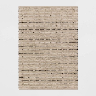 Woven Striped Flatweave Rug Black/Cream - Threshold™ 7 Woven Striped Flatweave Rug Black/Cream - Threshold™ - Image 5
