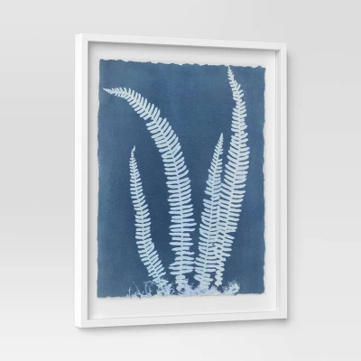 (Set Of 2) 16" X 20" Float Mount Plant Print Framed Wall Poster Set White - Threshold™ 6 (Set Of 2) 16" X 20" Float Mount Plant Print Framed Wall Poster Set White - Threshold™ - Image 4