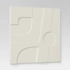 (Set Of 4) 12" X 12" 3D Decorative Graphic Tiles White - Threshold™ -Threshold GUEST 1963ffe9 2bd1 4345 85cf 92ccca36cec5