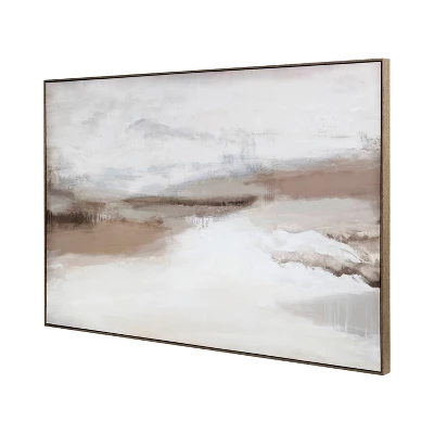 58" X 38" Abstract Horizon Framed Wall Canvas - Threshold™ Designed With Studio McGee 3 58" X 38" Abstract Horizon Framed Wall Canvas - Threshold™ Designed With Studio McGee