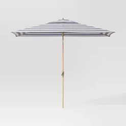 10'x6' Rectangular Market Patio Umbrella - Light Wood Pole - Threshold™ -Threshold GUEST 1c2f765d 24e3 45be a1b9 4395052aecaf