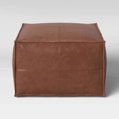 Earl Faux Leather French Seam Ottoman - Threshold™ 8 Earl Faux Leather French Seam Ottoman - Threshold™ -Threshold GUEST 1ca016c4 48cf 42c5 88cc be9b261971b8