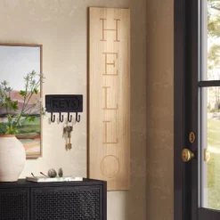 40"x10" Reversible Wood Leaner - Threshold™: Farmhouse Style MDF Vertical Decor With Rustic Quote Adage Saying 6 40"x10" Reversible Wood Leaner - Threshold™: Farmhouse Style MDF Vertical Decor With Rustic Quote Adage Saying -Threshold GUEST 1cb5cda0 cac0 4121 81a8 b558034a4456