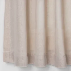 2pk 42"x36" Light Filtering Bonaire Curtain Tiers Beige - Threshold™ 7 2pk 42"x36" Light Filtering Bonaire Curtain Tiers Beige - Threshold™ -Threshold GUEST 1ceb97a3 eae5 4878 bb8e 89af20ef715b