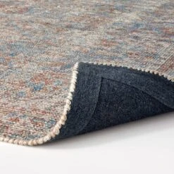 Persian Printed Poly/Wool Handmade Tufted Area Rug Blue/Brown - Threshold™ Designed With Studio McGee -Threshold GUEST 1d4381fd 485a 406a a081 272318166008