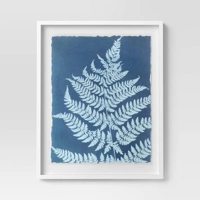 (Set Of 2) 16" X 20" Float Mount Plant Print Framed Wall Poster Set White - Threshold™ 5 (Set Of 2) 16" X 20" Float Mount Plant Print Framed Wall Poster Set White - Threshold™ - Image 3