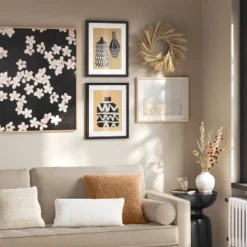 Threshold 47 (Set Of 2) 16" X 20" Vase Set I And II Framed Decorative Wall Art Set With Mat - Threshold™