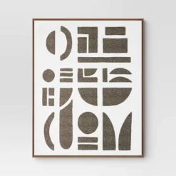 (Set Of 2) 24" X 30" Morphology Framed Wall Canvases Gold - Threshold™ -Threshold GUEST 1ee8c9f8 655d 4fcd 9f55 dd08e8410dee