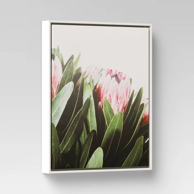 16" X 20" Floral Photography Framed In Pale Maple Wall Canvas Pink - Threshold™ 4 16" X 20" Floral Photography Framed In Pale Maple Wall Canvas Pink - Threshold™ - Image 2