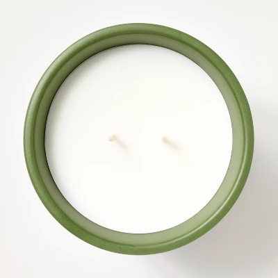 25oz Ceramic Candle Green - Threshold™ Designed With Studio McGee 5 25oz Ceramic Candle Green - Threshold™ Designed With Studio McGee - Image 3