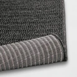 7'x10' Oversized Stripe Outdoor Rug Charcoal Gray - Threshold™ 7 7'x10' Oversized Stripe Outdoor Rug Charcoal Gray - Threshold™ -Threshold GUEST 21abd3e1 a24e 4f6f 9e44 e5faf3fd3e98