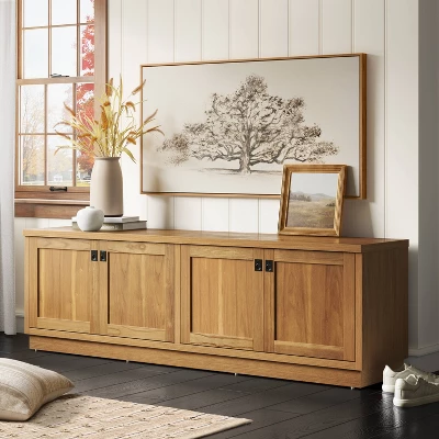 47" X 24" Pen And Ink Tree Framed Wall Canvas - Threshold™: Digital Art Nature Scene, Polystyrene Frame 3 47" X 24" Pen And Ink Tree Framed Wall Canvas - Threshold™: Digital Art Nature Scene, Polystyrene Frame