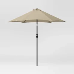9'x9' Market Patio Umbrella - Black Pole - Threshold™ 31 9'x9' Market Patio Umbrella - Black Pole - Threshold™ -Threshold GUEST 26376d4f 0c79 4670 8138 0cf481a01677
