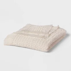 60"x80" Waffle Bed Throw - Threshold™ -Threshold GUEST 26ac8350 1ad1 4f14 bd25 594e542add76