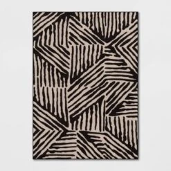 Abstract Lines Rug Black/Tan - Threshold™ 10 Abstract Lines Rug Black/Tan - Threshold™ -Threshold GUEST 2b3b14d6 1781 4d26 a5bb 3e2956f51323