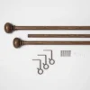 Wood Knob Curtain Rod - Threshold 2 Wood Knob Curtain Rod - Threshold -Threshold GUEST 2e209489 976f 4d33 b602 6d21c3ba4bf3