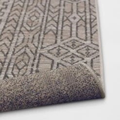 Outlined Geo Pattern Outdoor Rug Neutral - Threshold™ -Threshold GUEST 304ea342 70fb 425e 9fe0 c50589c1ec74