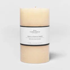 Pillar Vanilla Bean And Amber Candle - Threshold™ 11 Pillar Vanilla Bean And Amber Candle - Threshold™ -Threshold GUEST 311acfd4 ed2f 4111 b923 395ad3b6df96