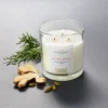 Clear Glass Santal & Ginger Candle White - Threshold™ Designed With Studio McGee 1 Clear Glass Santal & Ginger Candle White - Threshold™ Designed With Studio McGee -Threshold GUEST 317bcb5d 3528 47d5 a99a 5c2e256c5707