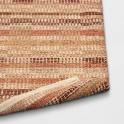 2'x3' Handwoven Accent Rug Brown - Threshold™: Rectangle, Low Pile, Indoor, Cotton & Jute, Entryway Rug 7 2'x3' Handwoven Accent Rug Brown - Threshold™: Rectangle, Low Pile, Indoor, Cotton & Jute, Entryway Rug -Threshold GUEST 3bfd01c5 a573 4348 b098 2b05f423d4f4