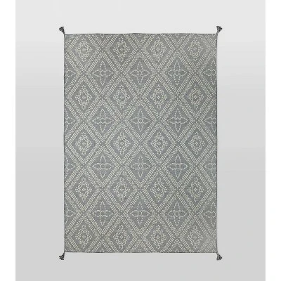 Diamond Tasseled Outdoor Rug - Threshold™ 7 Diamond Tasseled Outdoor Rug - Threshold™ - Image 5