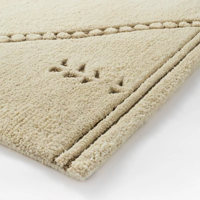 Cedar Hills Plush Geo Print Rug Cream - Threshold™ Designed With Studio McGee 4 Cedar Hills Plush Geo Print Rug Cream - Threshold™ Designed With Studio McGee - Image 2