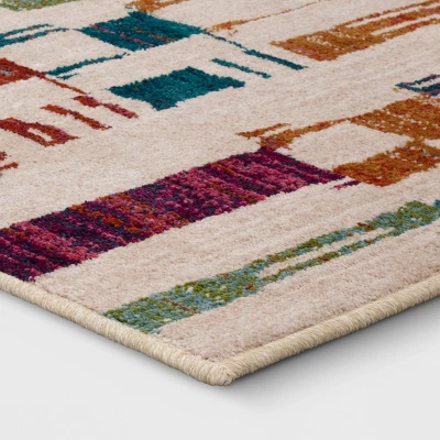Modern Irregular Checkered Rug - Threshold™ 4 Modern Irregular Checkered Rug - Threshold™ - Image 2