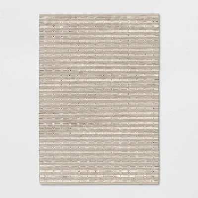 Woven Striped Flatweave Rug Black/Cream - Threshold™ 8 Woven Striped Flatweave Rug Black/Cream - Threshold™ - Image 6