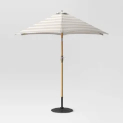 9'x9' Market Patio Umbrella - Light Wood Pole - Threshold™ -Threshold GUEST 41c1ef6d f043 43ba a322 c0e1382e5be8