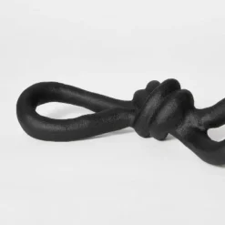 Recycle Aluminum Decor Knot Black - Threshold™ Designed With Studio McGee -Threshold GUEST 4253d03e 85b1 46cd a7bd 05d064023515
