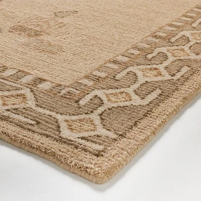 Hand Tufted Persian Style Rug Cream - Threshold™ Designed With Studio McGee 4 Hand Tufted Persian Style Rug Cream - Threshold™ Designed With Studio McGee - Image 2