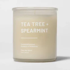 Glass Jar Tea Tree And Spearmint Candle Beige - Threshold™ 10 Glass Jar Tea Tree And Spearmint Candle Beige - Threshold™ -Threshold GUEST 44b883d8 baee 4787 a74c 3d32a16e8b4f