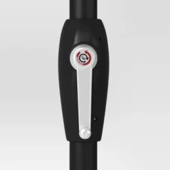 8' Round Solid Solar Outdoor Patio Market Umbrella With Black Pole - Threshold™ 14 8' Round Solid Solar Outdoor Patio Market Umbrella With Black Pole - Threshold™ -Threshold GUEST 487900b6 a768 44de 923c e570b9547760