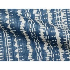 7' X 10' Outdoor Rug Striped Fringe Blue - Threshold™ -Threshold GUEST 4aa62b45 b3f0 4bec aaf5 1348d9f6d46f