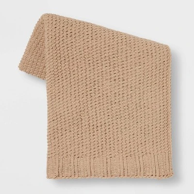 Solid Chenille Knit Throw Blanket - Threshold™ 11 Solid Chenille Knit Throw Blanket - Threshold™ - Image 9