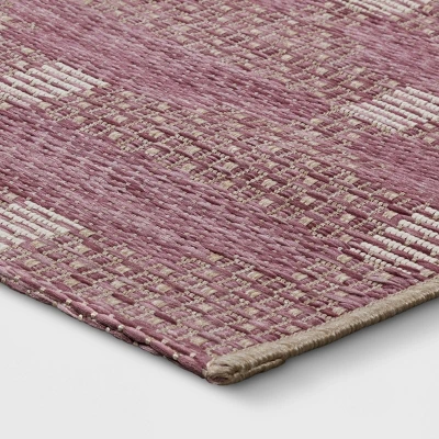 Modern Tile Outdoor Rug Pink - Threshold™ 3 Modern Tile Outdoor Rug Pink - Threshold™