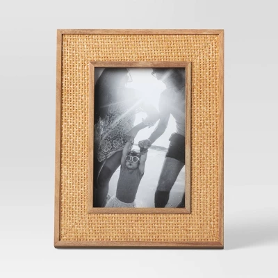 Caning Table Frame Natural - Threshold™ 4 Caning Table Frame Natural - Threshold™ - Image 2